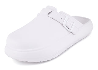 Hey Collection Women’s EVA Platform Slip-On Clogs – Lightweight Comfort Mules with Adjustable Buckle Strap