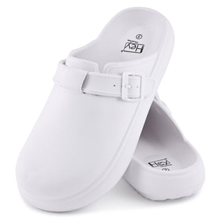 Hey Collection Women’s EVA Platform Slip-On Clogs – Lightweight Comfort Mules with Adjustable Buckle Strap