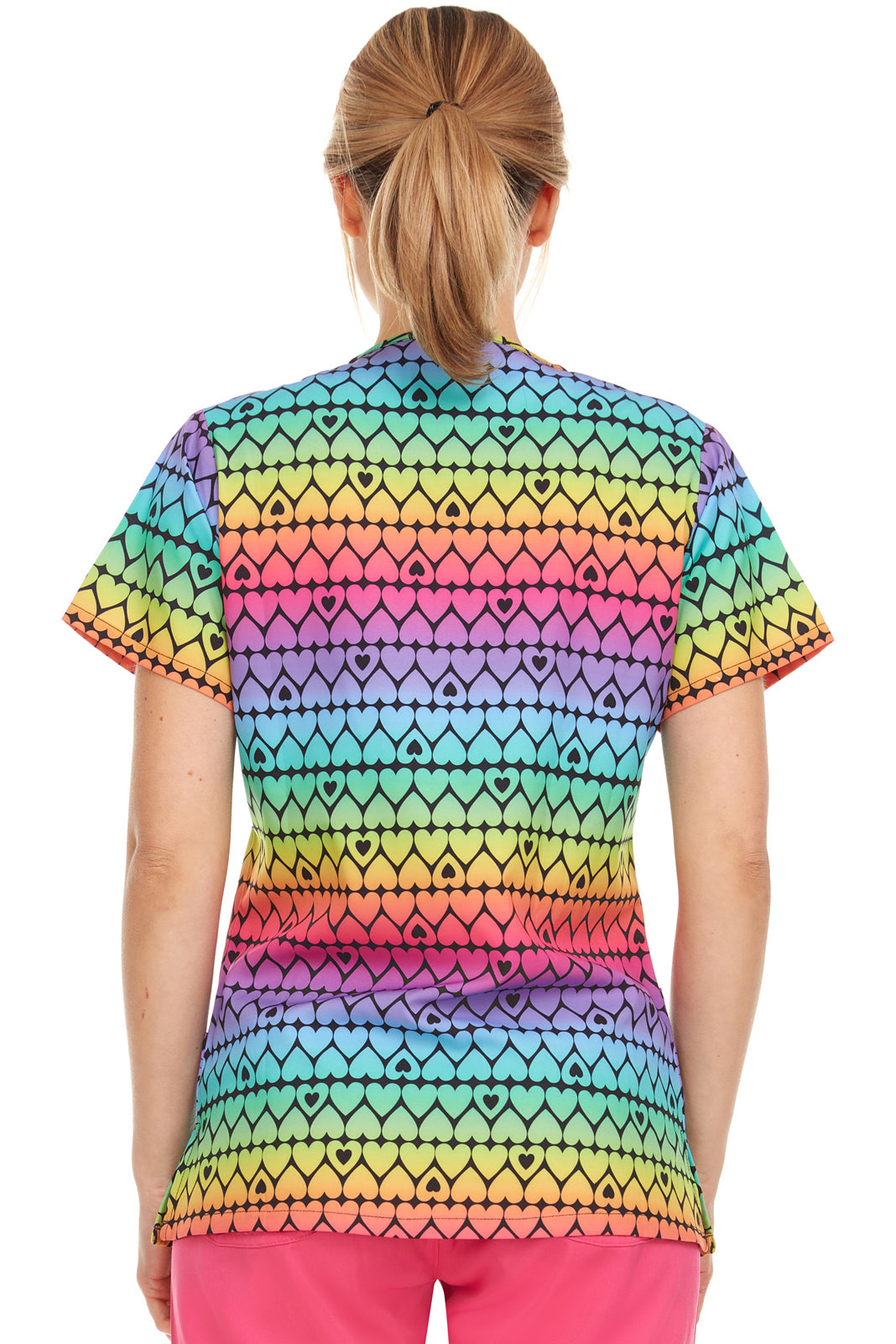 Medichic Printed Scrubs Top | MC4512-50
