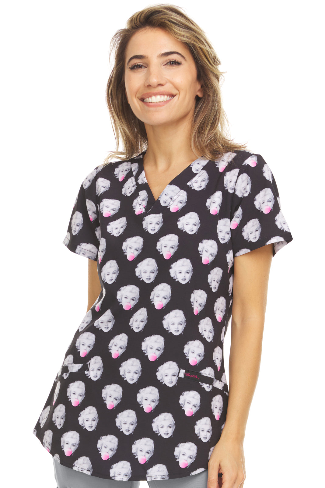 Marilyn Monroe Print Top | MM4510-37 – MediChic
