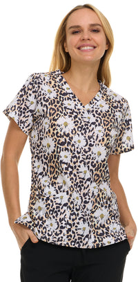 Medichic Print Scrub Top | 4513-79