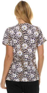 Medichic Print Scrub Top | 4513-79