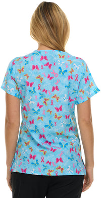 Medichic Print Scrub Top | 4513-83