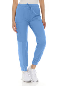 MediChic Scrubs Mesh Joggers Pants with Six Pockets