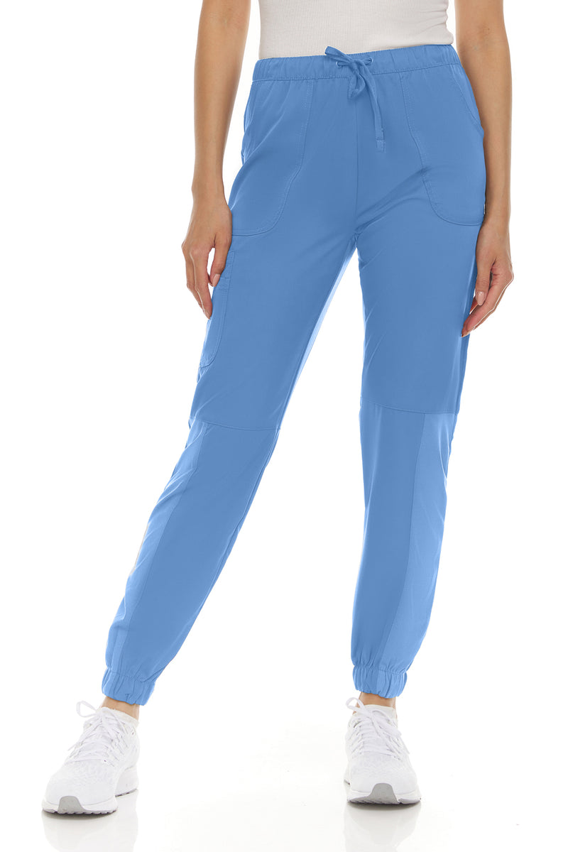 MediChic Scrubs Mesh Joggers Pants with Six Pockets