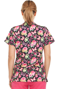Medichic Printed Scrubs Top | MC4512-61