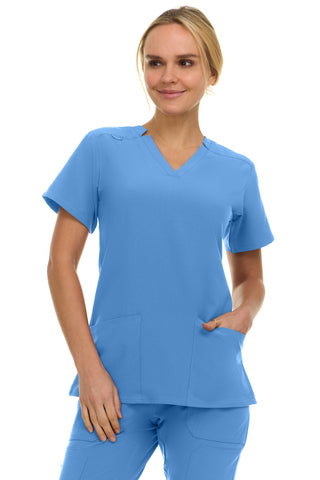 Jill - Saint V-Neck Tapered Leg Set| 8001