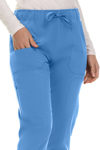 Jill - Saint V-Neck Tapered Leg Set| 8001