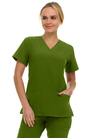 Jill - Saint V-Neck Tapered Leg Set| 8001