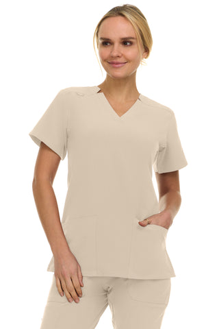 Jill - Saint V-Neck Tapered Leg Set| 8001