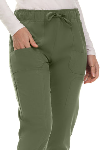 Jill - Saint V-Neck Tapered Leg Set| 8001