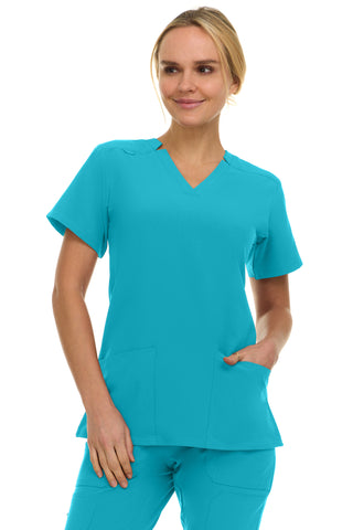 Jill - Saint V-Neck Tapered Leg Set| 8001