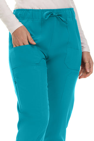 Jill - Saint V-Neck Tapered Leg Set| 8001