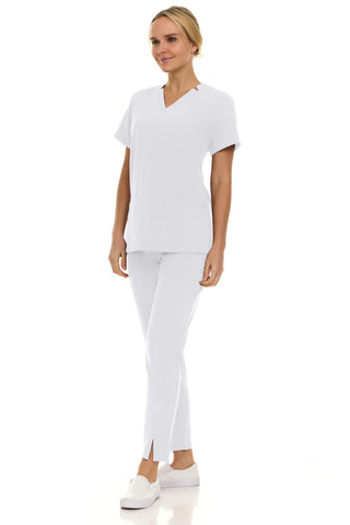 Jill - Saint V-Neck Tapered Leg Set| 8001