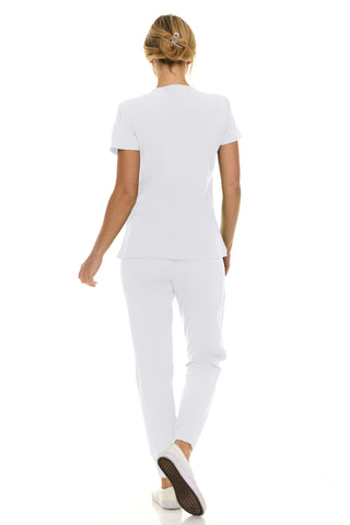 Gina - Saint V-Neck Jogger Set | 8002