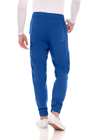 Men’s Full Scrub Set – Stretch V-Neck Scrub Top & 7-Pocket 4-Way Stretch Jogger Pants
