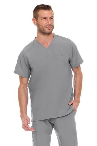 Men’s Full Scrub Set – Stretch V-Neck Scrub Top & 7-Pocket 4-Way Stretch Jogger Pants