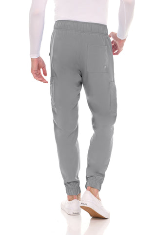 Men’s Full Scrub Set – Stretch V-Neck Scrub Top & 7-Pocket 4-Way Stretch Jogger Pants