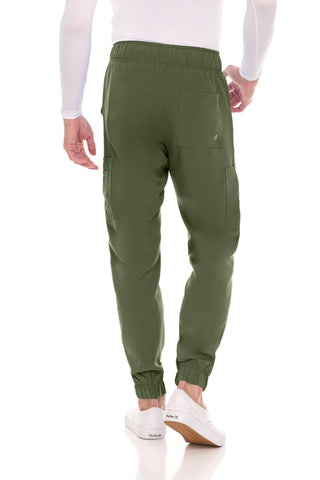 Men’s Full Scrub Set – Stretch V-Neck Scrub Top & 7-Pocket 4-Way Stretch Jogger Pants