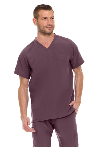Men’s Full Scrub Set – Stretch V-Neck Scrub Top & 7-Pocket 4-Way Stretch Jogger Pants