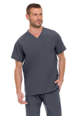 Men’s Full Scrub Set – Stretch V-Neck Scrub Top & 7-Pocket 4-Way Stretch Jogger Pants