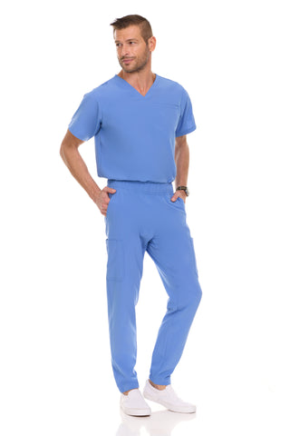 Noah Set V-Neck Tuck In Top & Tapered Leg Scrub Pant | 9910