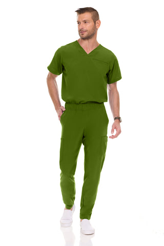 Noah Set V-Neck Tuck In Top & Tapered Leg Scrub Pant | 9910