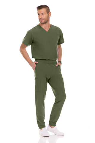 Noah Set V-Neck Tuck In Top & Tapered Leg Scrub Pant | 9910