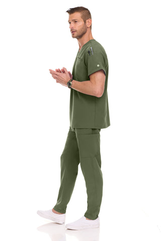 Noah Set V-Neck Tuck In Top & Tapered Leg Scrub Pant | 9910