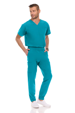 Noah Set V-Neck Tuck In Top & Tapered Leg Scrub Pant | 9910