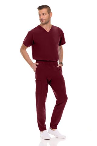 Noah Set V-Neck Tuck In Top & Tapered Leg Scrub Pant | 9910