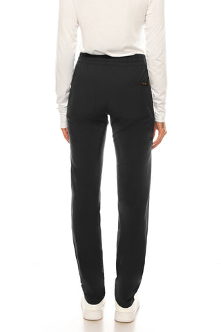 Jessica Simpson Scrubs 5-Pocket Straight Leg Pants with Side Zipper & Embroidered Logo
