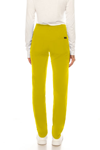 Jessica Simpson Scrubs 5-Pocket Straight Leg Pants with Side Zipper & Embroidered Logo