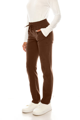 Jessica Simpson Scrubs 5-Pocket Straight Leg Pants with Side Zipper & Embroidered Logo