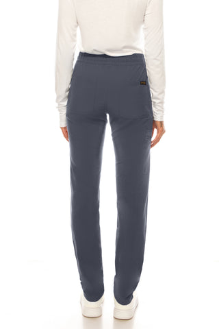 Jessica Simpson Scrubs 5-Pocket Straight Leg Pants with Side Zipper & Embroidered Logo