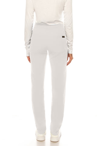 Jessica Simpson Scrubs 5-Pocket Straight Leg Pants with Side Zipper & Embroidered Logo