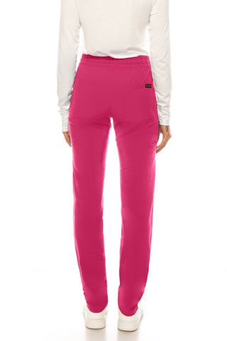 Jessica Simpson Scrubs 5-Pocket Straight Leg Pants with Side Zipper & Embroidered Logo