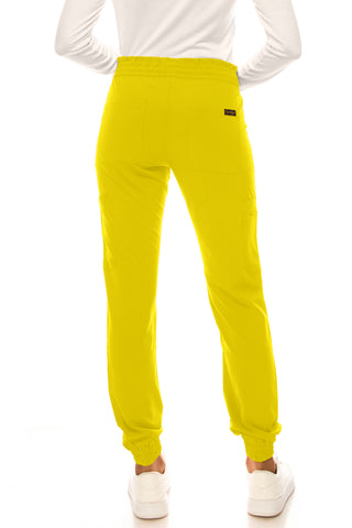 Jessica Simpson Scrubs 6-Pocket Jogger Pants with Zipper Pockets & Embroidered Logo