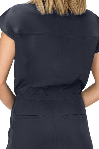 Jessica Simpson Scrubs Women's Jumpsuit Set with Mandarin Collar