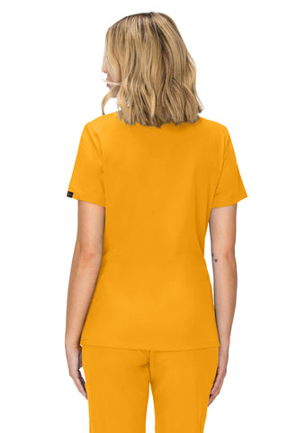 Jessica Simpson Scrubs Premium 4-Pocket V-Neck Top with Zipper Pockets