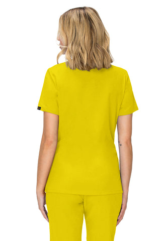 Jessica Simpson Scrubs Premium 4-Pocket V-Neck Top with Zipper Pockets