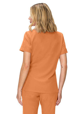 Jessica Simpson Women's Fashion 3-Pocket Scrub Top with Side Zipper Storage