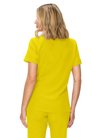 Jessica Simpson Women's Fashion 3-Pocket Scrub Top with Side Zipper Storage