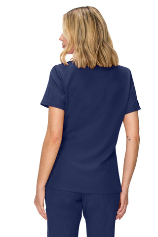 Jessica Simpson Women's Fashion 3-Pocket Scrub Top with Side Zipper Storage