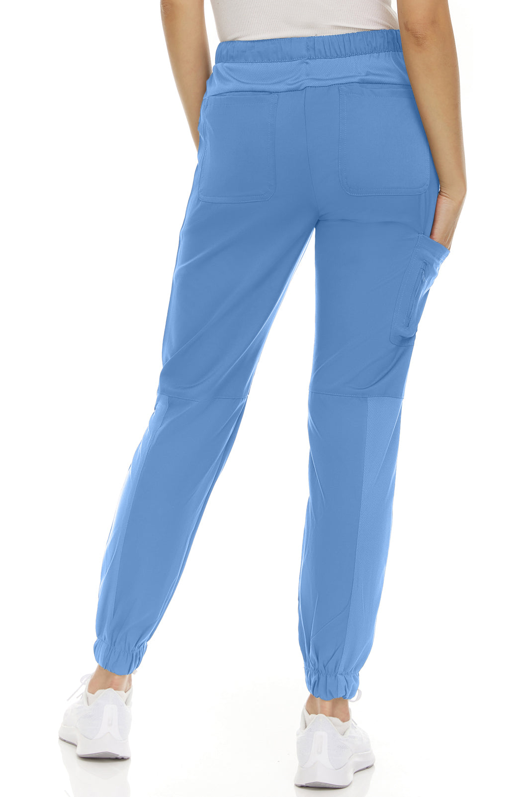 MediChic Scrubs Mesh Joggers Pants with Six Pockets