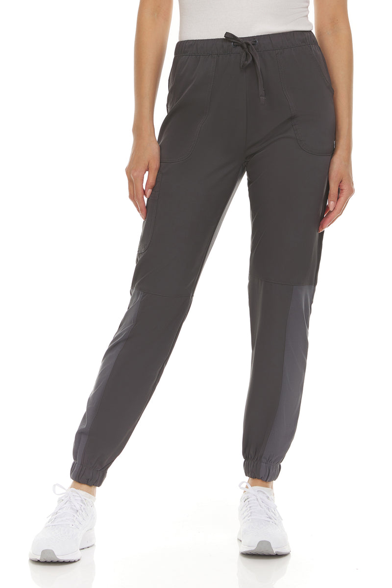 MediChic Scrubs Mesh Joggers Pants with Six Pockets