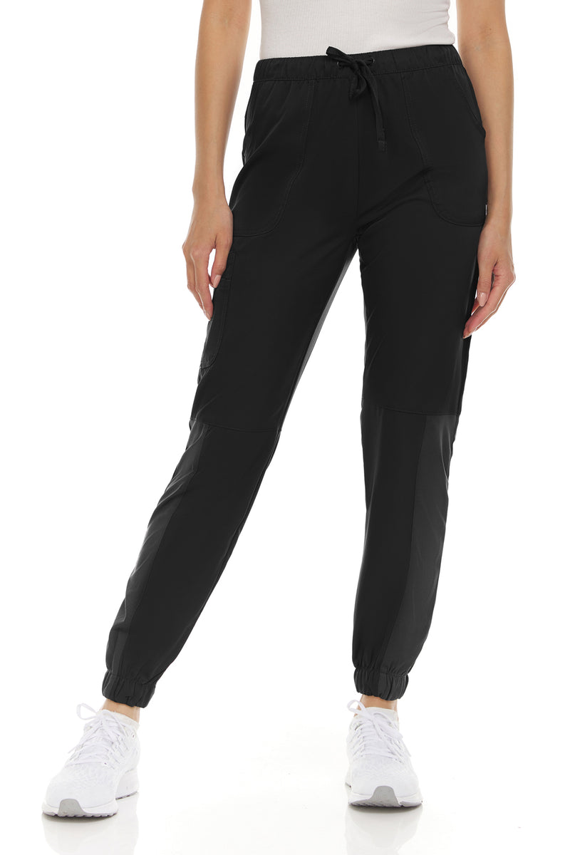 MediChic Scrubs Mesh Joggers Pants with Six Pockets